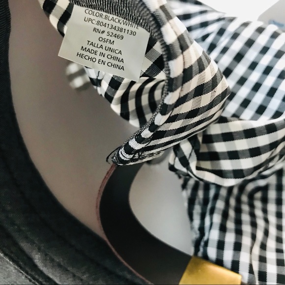 Gingham baseball cap with adjustable strap - Picture 7 of 7